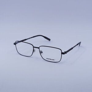 Montblanc MB0029O 004 Eyeglasses Black 58mm Rectangle Frame